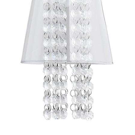 Lampa wisząca listwa kryształowa MARINE chrom/transparentny szer. 50cm