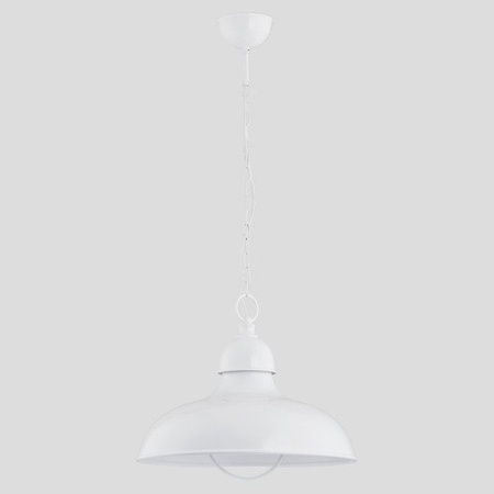 Lampa wisząca zwis retro KITCHEN biały śr. 40cm