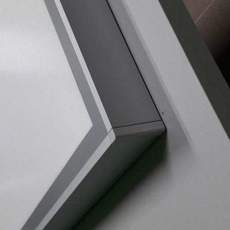 Srebrna Ramka natynkowa do panelu LED 60x60cm 